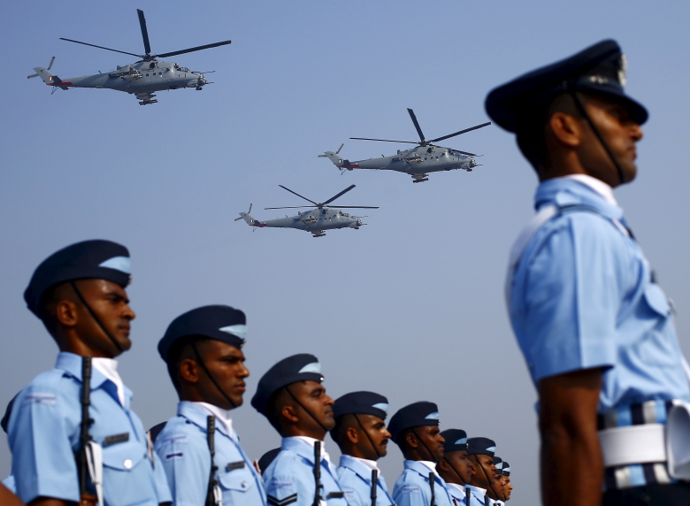 Празднование дня военно-воздушных сил Индии
