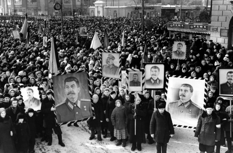 Траурные мероприятия, Воронеж, 1953. Фото: А.Зенин / Фотохроника ТАСС