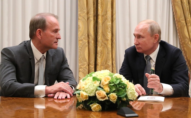 Владимир Путин и Виктор Медведчук. Фото: kremlin.ru