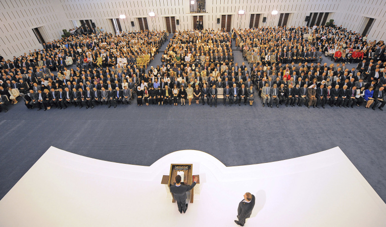 Башар Асад во время церемонии инаугурации, 2014. Фото: SANA / Reuters