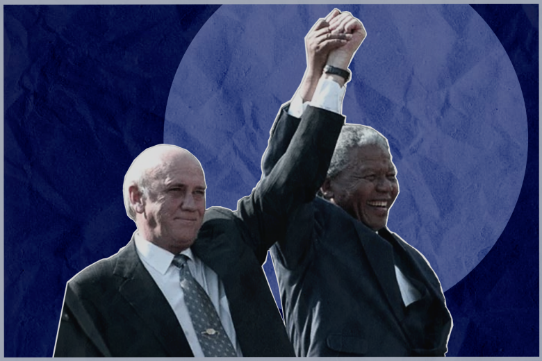 Фредерик Вилем де Клерк и Нельсон Мандела