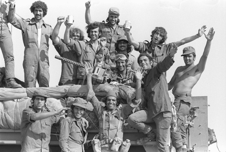 Израильские солдаты в 1973 году