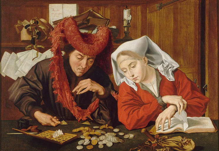 Меняла с женой. Маринус ван Реймерсвале, 1539