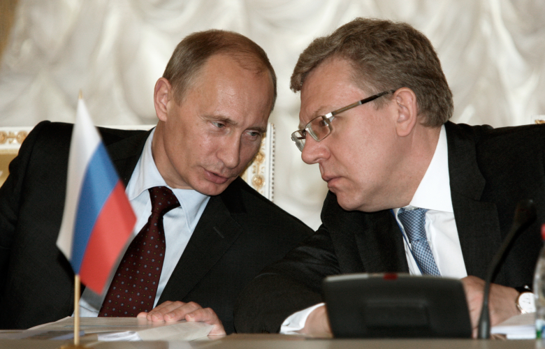 Владимир Путин и  Алексей Кудрин.