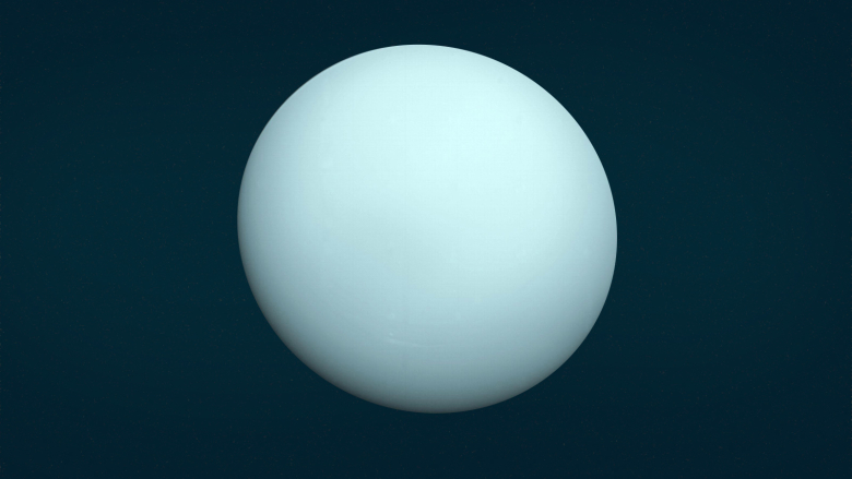 Уран. Фото: NASA