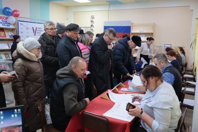 Голосование на выборах президента РФ в ЕАО