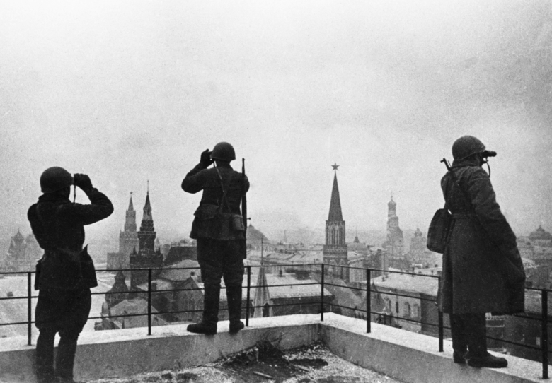 Оборона Москвы, 1941 год. Фото: ТАСС