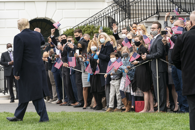 Дональд Трамп, 27 октября 2020. Фото: Joyce N. Boghosian / White House / Flickr.com