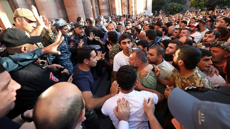Протестная акция в Ереване, 19 сентября 2023 года
