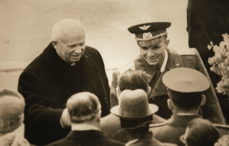 Никита Хрущев и Юрий Гагарин, 1961. Фото: Борис Кавашкин / ТАСС