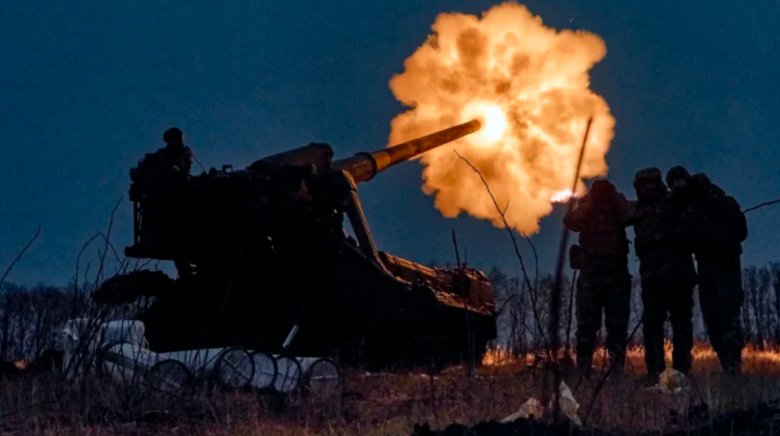 Украинские военные на передовой