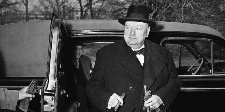 Уинстон Черчилль. 1946.