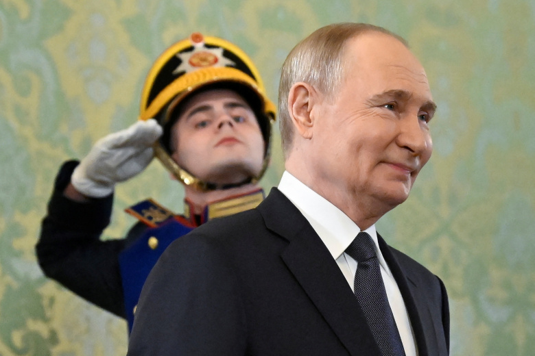 Владимир Путин в Кремле, май 2025 года