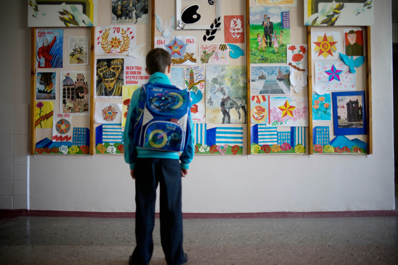 Школа в Донецке. Фото: Geovien So / Barcroft Media / ТАСС