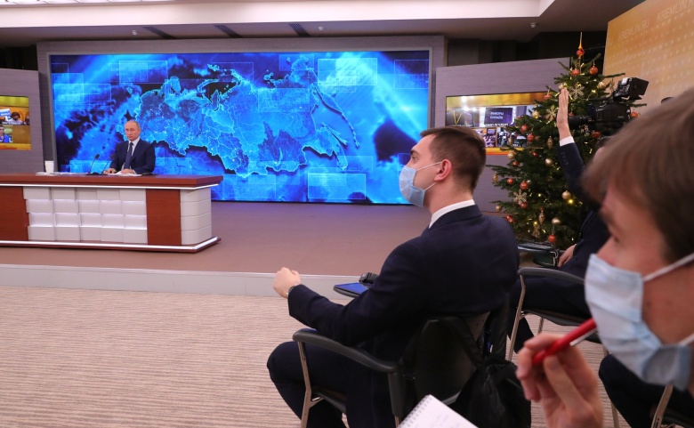 Большая пресс-конференция Владимира Путина, 17 декабря 2020 года. Фото: kremlin.ru