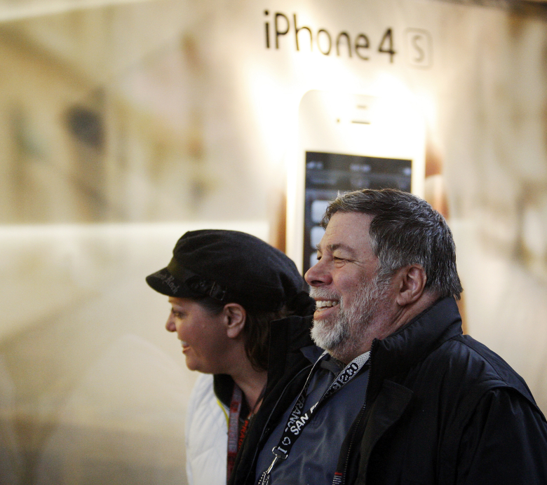 Джанет Хилл и ее муж Стив Возняк, со-основатель Apple. Фото: David McNew / Reuters