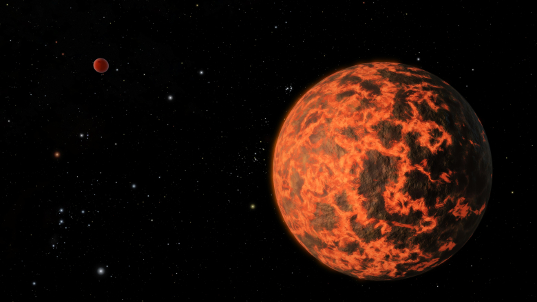 Экзопланета GJ 436. Иллюстрация: JPL-Caltech/ NASA / Reuters