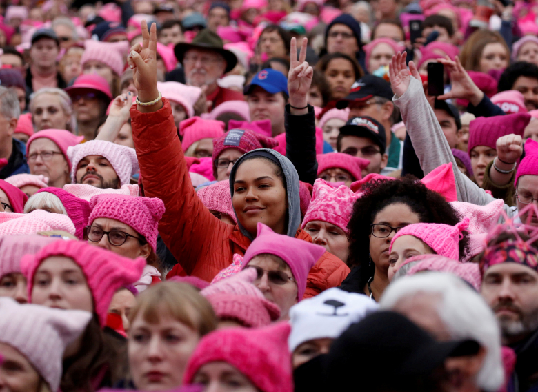 Женский марш в Вашингтоне. Фото: Shannon Stapleton / Reuters