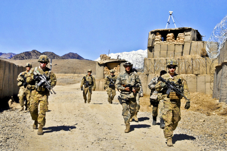 Солдаты США патрулируют границу с Пакистаном, февраль 2012 года Фото: Staff Sgt. Jason Epperson, U.S. Army