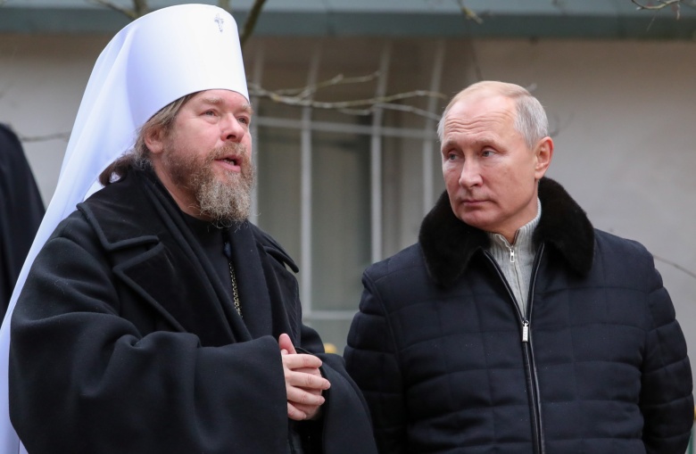 Митрополит Тихон и Владимир Путин