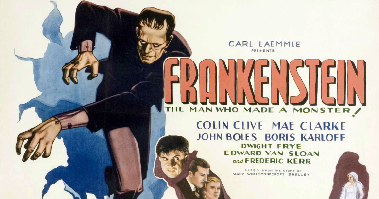 Рекламный плакат фильма "Франкенштейн", 1931