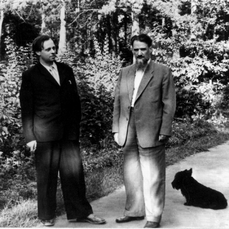 Андрей Сахаров и Игорь Курчатов, 1958 год. Фото: Сахаровский центр