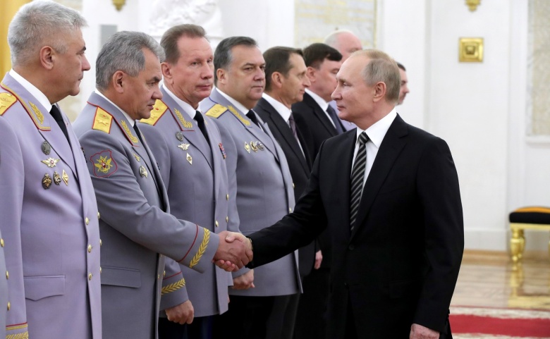 Встреча Владимира Путина с высокопоставленными силовиками