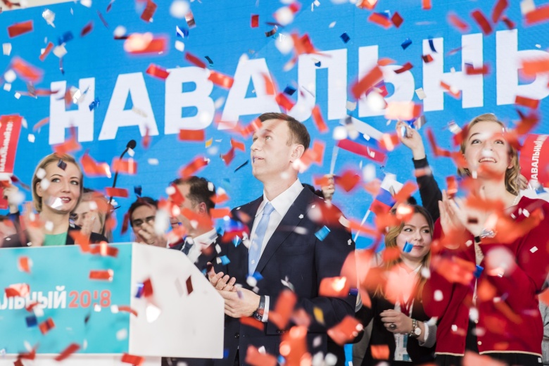 Алексей Навальный на собрании инициативной группы избирателей, Москва, 24 декабря. Фото: Евгений Фельдман для кампании Навального