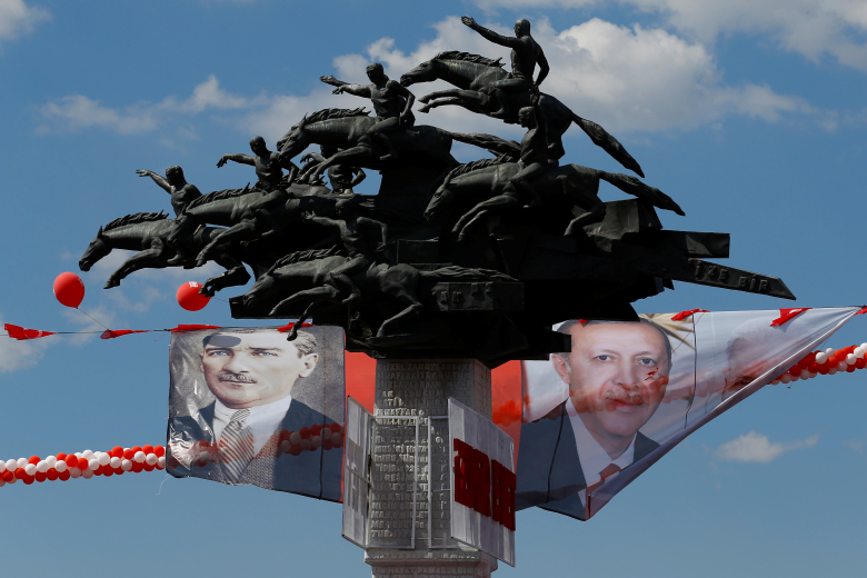 Предвыборная кампания Реджепа Эрдогана. Фото: Umit Bektas / Reuters