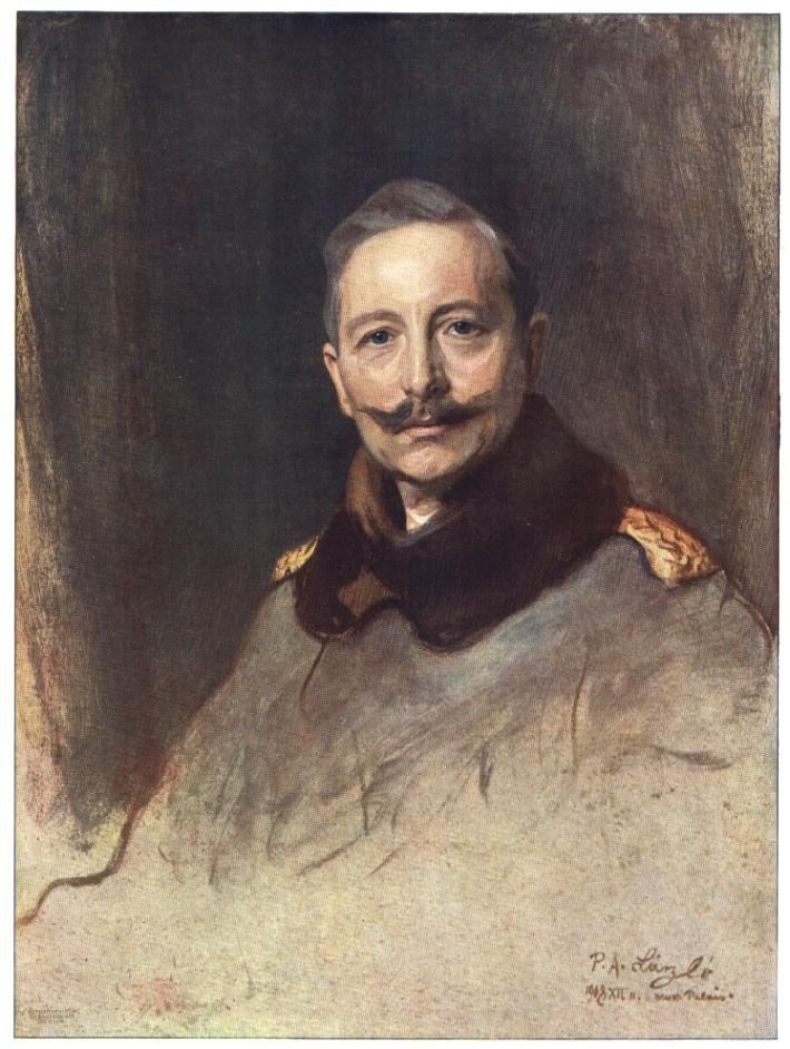 Германский император Вильгельм II, портрет Филиппа Лазло, 1909 г.