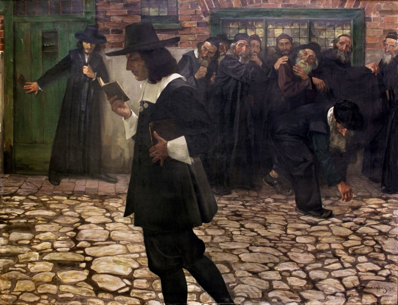 Excommunicated Spinoza, 1907 painting by Samuel Hirszenberg / Wikimedia Commons