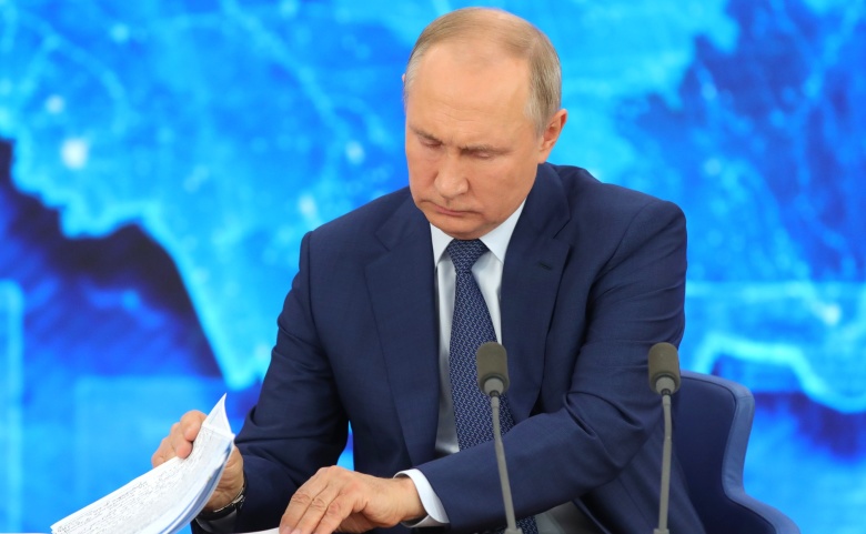 Ежегодная пресс-конференция Владимира Путина 17 декабря 2020 года. Фото: kremlin.ru