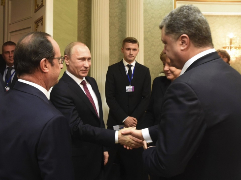Встреча «нормандской четверки» в Минске. Фото: REUTERS/BelTa/Pool
