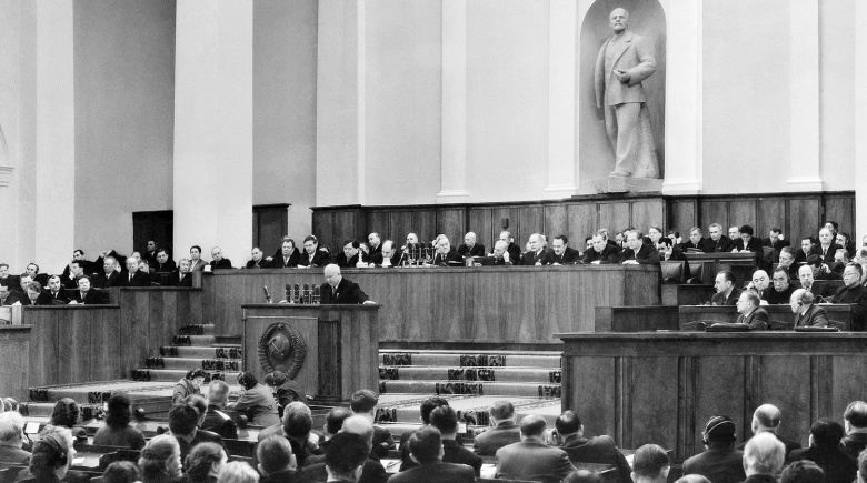 Заседание КПСС, 1956. Фото: wikipedia.org