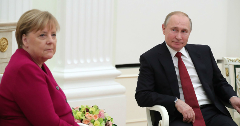 Ангела Меркель и Владимир Путин. Фото: kremlin.ru