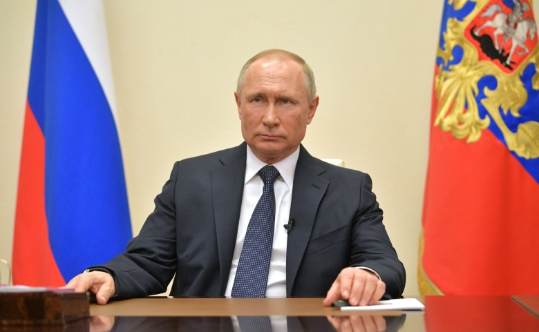 Обращение Владимира Путина к гражданам России, 2 апреля 2020 года. Фото: Kremlin.ru