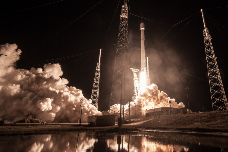 Запуск Falcon 9. Фото: SpaceX