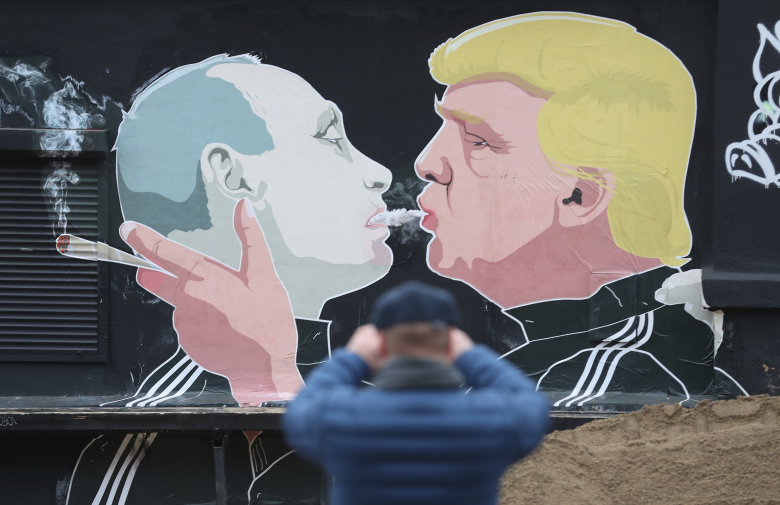 Граффити в Вильнюсе. Фото: Sean Gallup / Getty Images