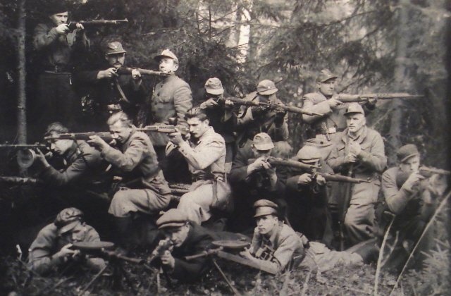 Латвийские «лесные братья». Фото: wikipedia.org