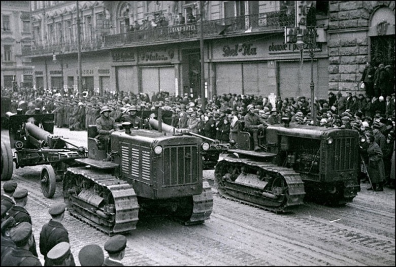 Парад Красной армии во Львове, сентябрь 1939 года
