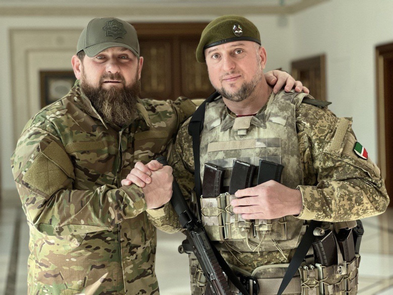Рамзан Кадыров и командир спецназа «Ахмат» Апты Алаудинов