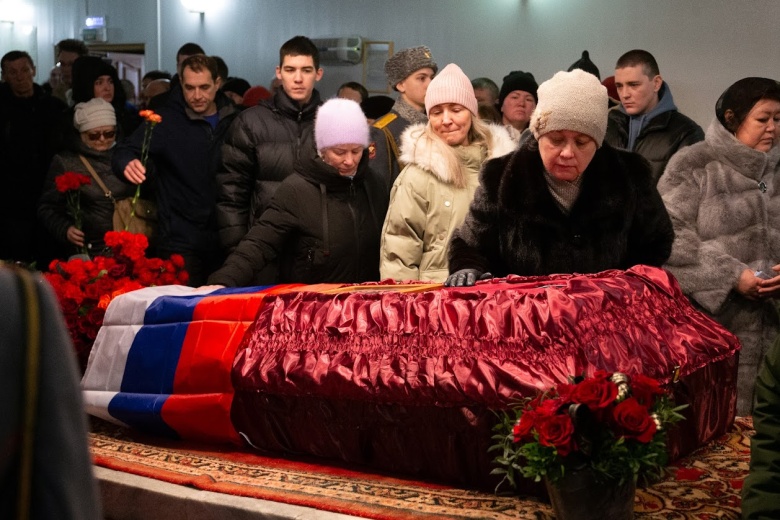 Похороны российского военнослужащего