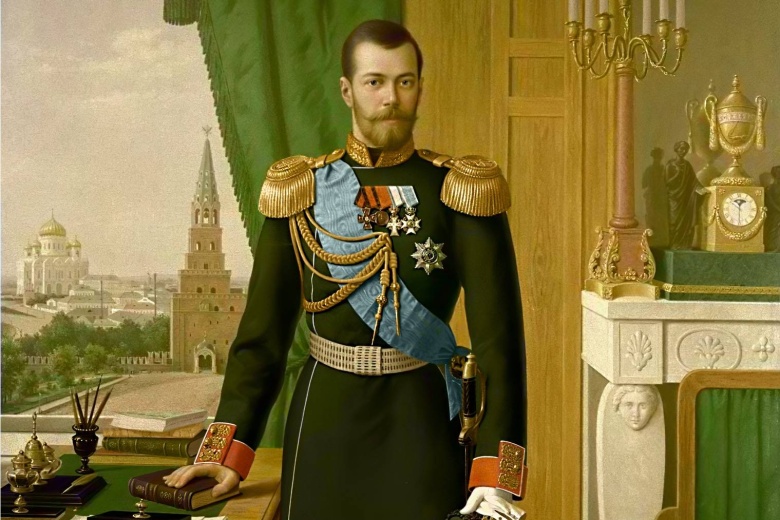 Портрет императора  Николая II. 1896г
