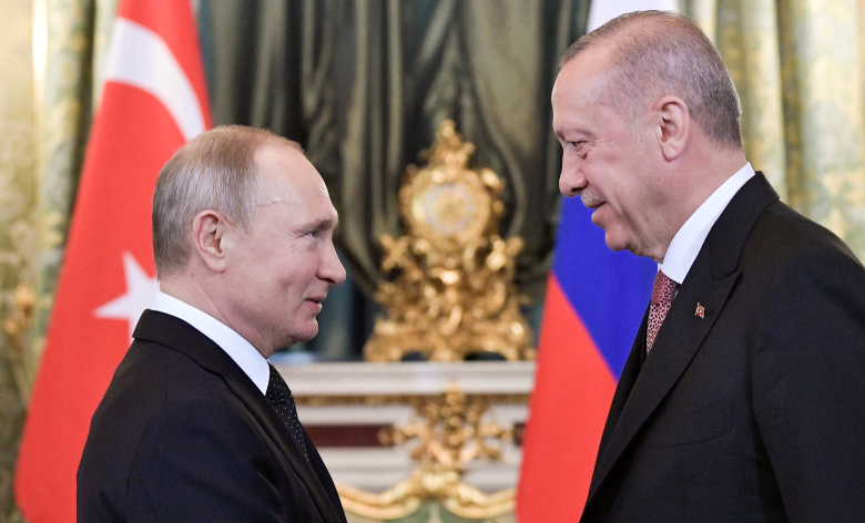 Владимир Путин и Реджеп Тайип Эрдоган. Фото: Alexei Nikolsky / Kremlin / Reuters