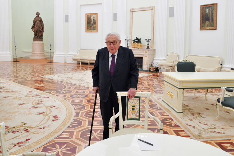 Экс-госсекретарь США Генри Киссинджер в Кремле. Фото: Алексей Дружинин / Пресс-служба президента РФ / ТАСС