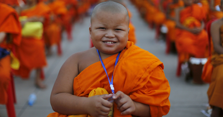 Буддийский послушник, Таиланд. Фото: Jorge Silva / Reuters