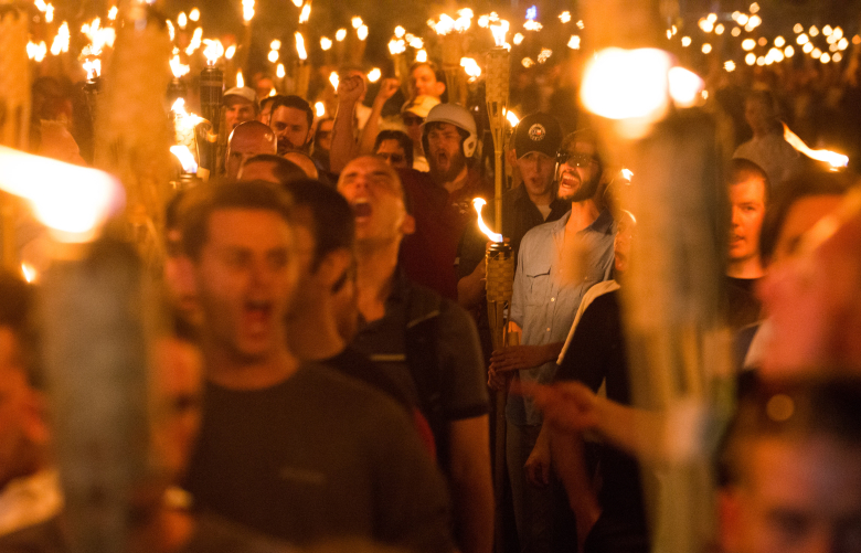 Факельное шествие в Шарлотсвилле. Фото: Zuma / TASS