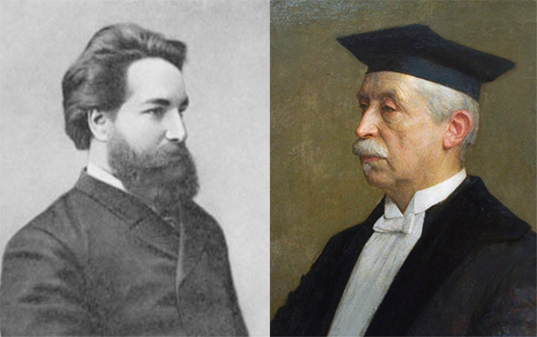 Русский психиатр Сергей Сергеевич Корсаков (1854–1900) и нидерландский врач-патолог Христиан Эйкман (1858–1930)
