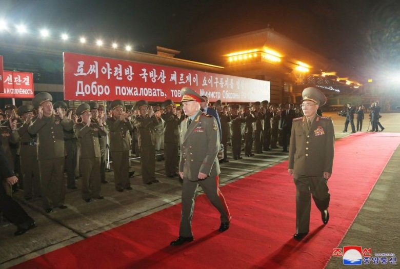 Сергей Шойгу в Северной Корее, июль 2023 года