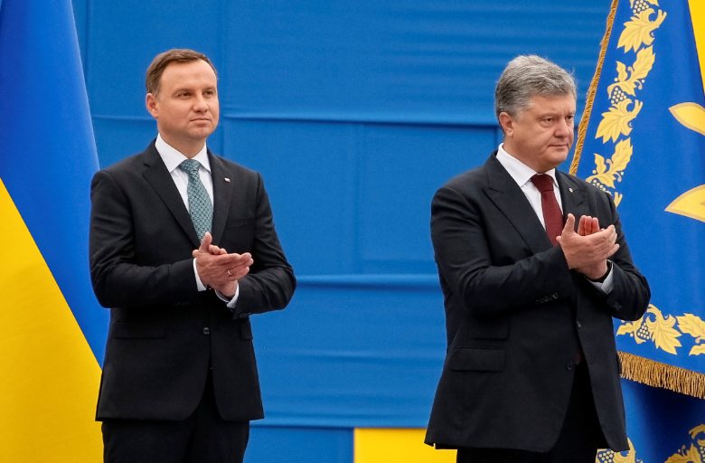 Анджей Дуда и Петр  Порошенко. Фото: Gleb Garanich / Reuters